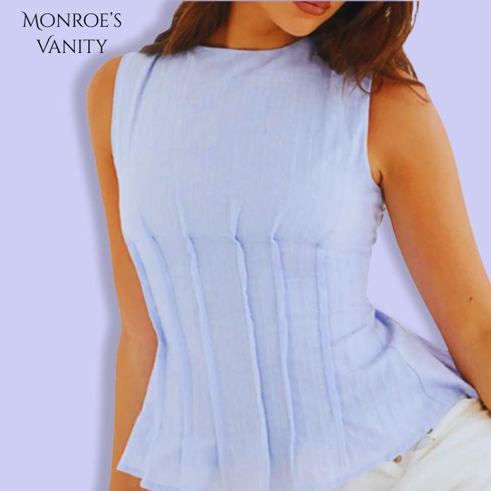 SORELLE - Tie-Back Fitted Top