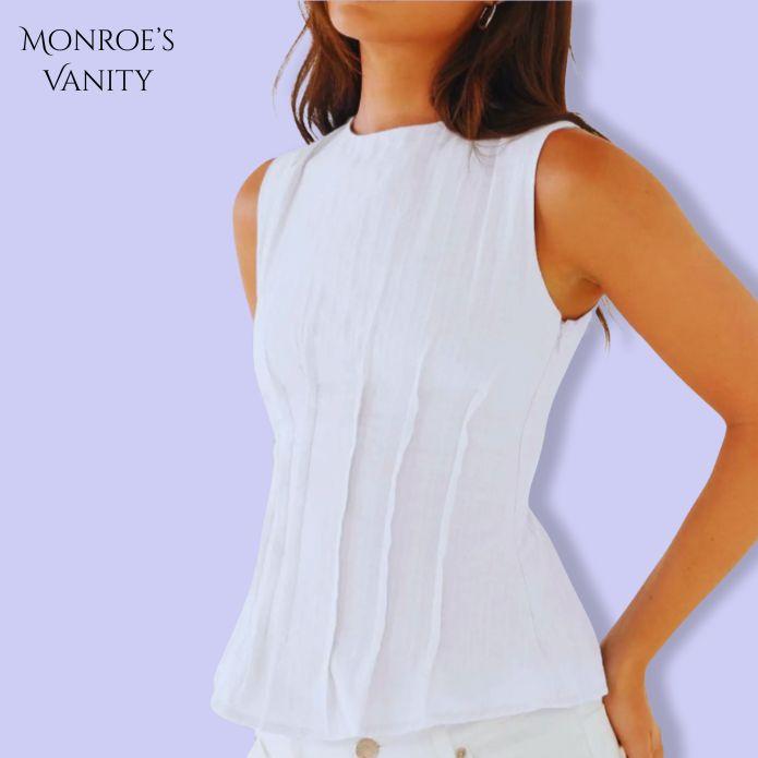 SORELLE - Tie-Back Fitted Top