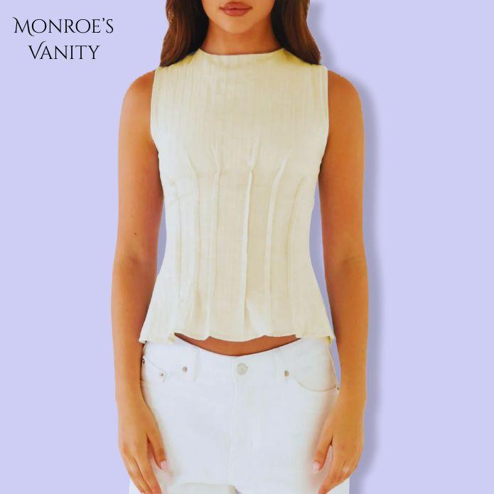 SORELLE - Tie-Back Fitted Top