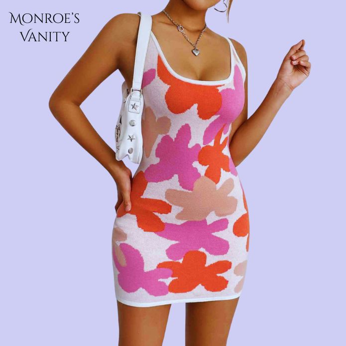 ELOISE - Spaghetti Strap Mini Dress