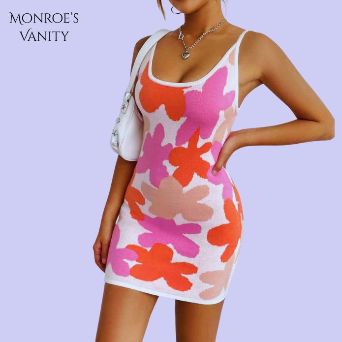 ELOISE - Spaghetti Strap Mini Dress